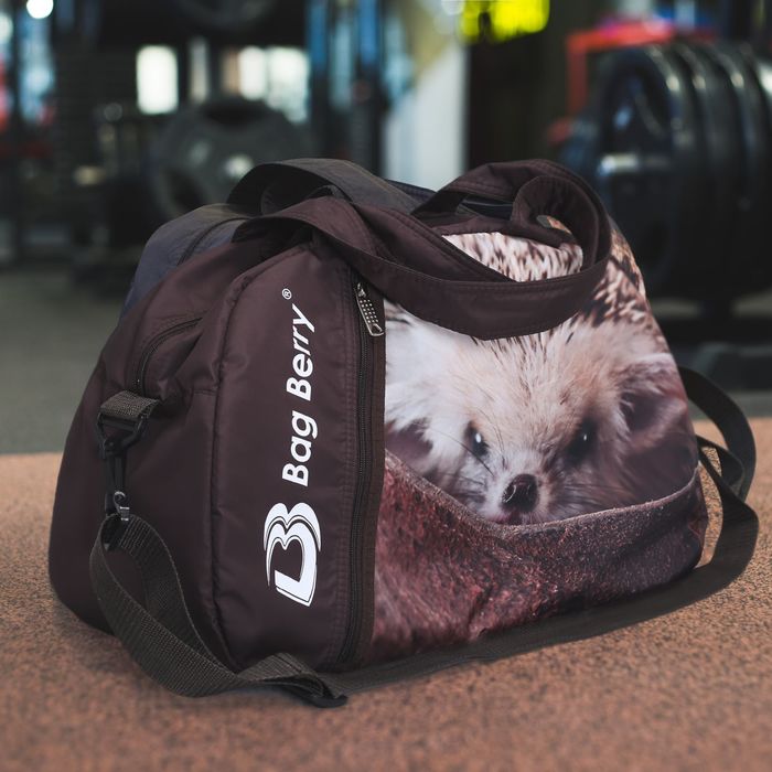 Сумка спортивная "Ёжик", отдел на молнии, наружный карман, регулируемый ремень