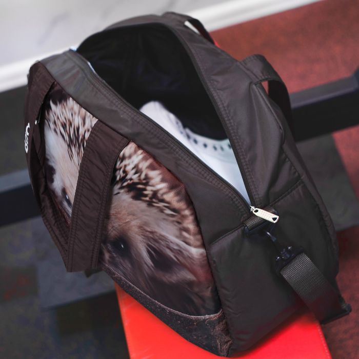 Сумка спортивная "Ёжик", отдел на молнии, наружный карман, регулируемый ремень