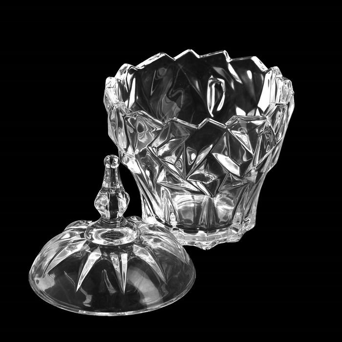 Сахарница 300 мл "Алмаз", с крышкой