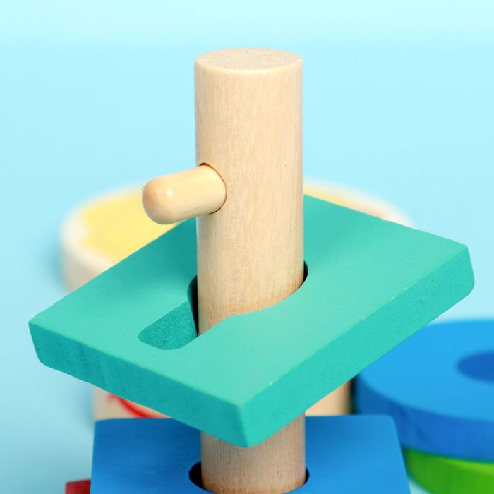 Сортер "Гусеница", 15 деталей