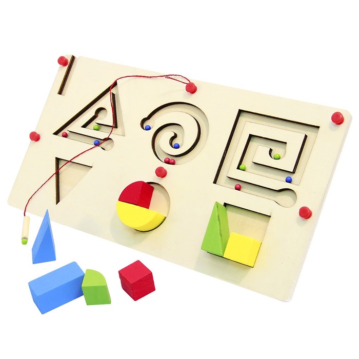 Ассорти "Лабиринт, сортер" 8 деталей