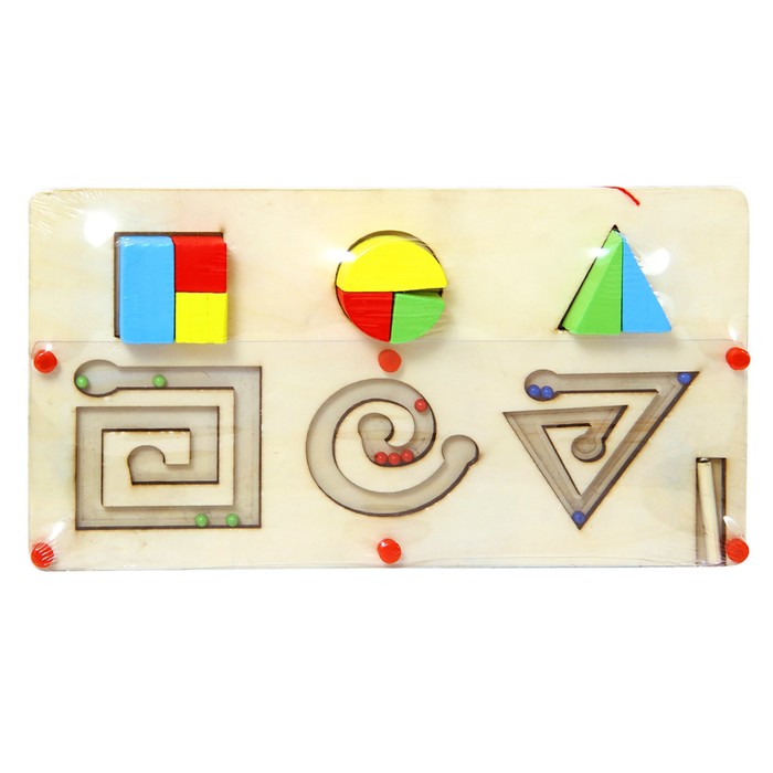 Ассорти "Лабиринт, сортер" 8 деталей