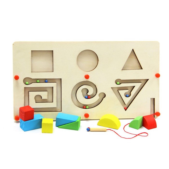 Ассорти "Лабиринт, сортер" 8 деталей