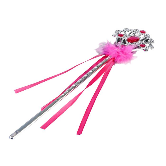 Карнавальный жезл "Принцессы", цвет розовый