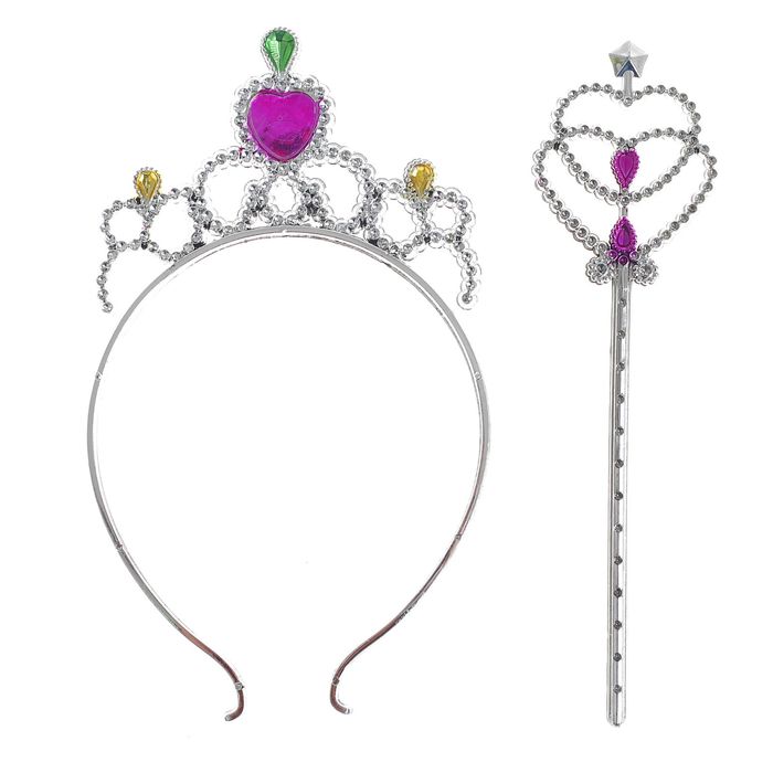 Карнавальный набор "Волшебнице" 2 предмета: жезл, ободок