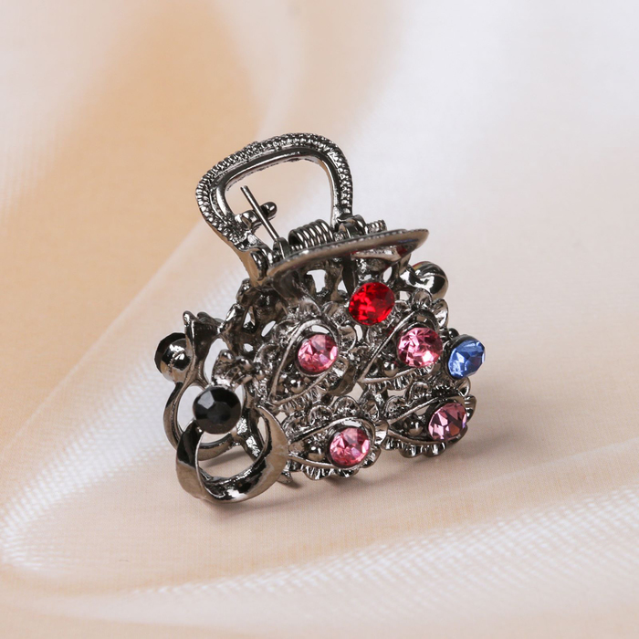 Краб для волос "Серпантин", жар-птица, микс