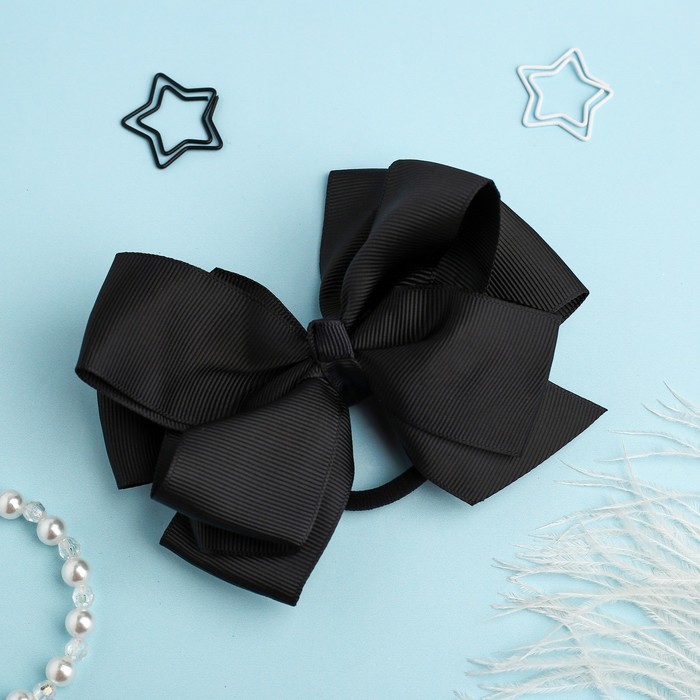 Бант для девочек "Школьница", чёрный
