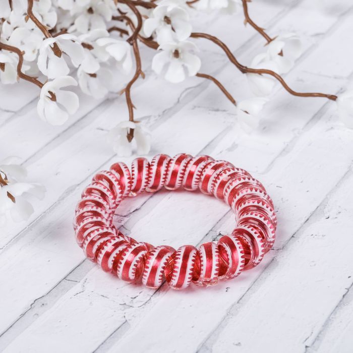 Резинка для волос "Пружинка", иней, микс