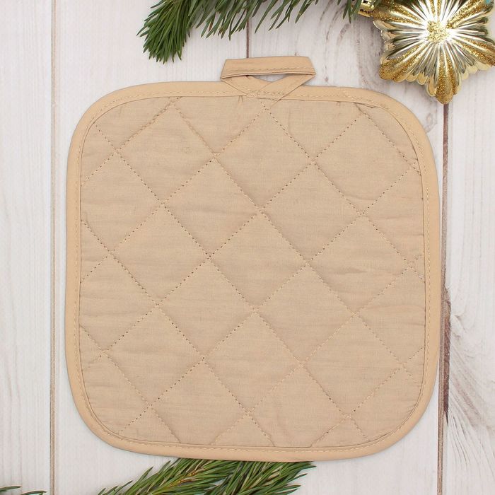 Прихватка "Год собаки" 17*17 см, 35% хл, 65% п/э, ватин 250г/м2