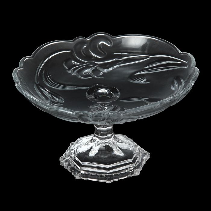 Блюдо на ножке 15х9,5 см "Цветение"