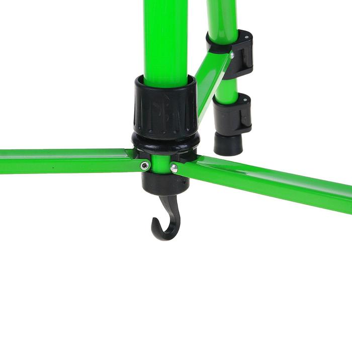 фото Мольберт телескопический, тренога, металлический, зелёный, размер 51-153 см calligrata