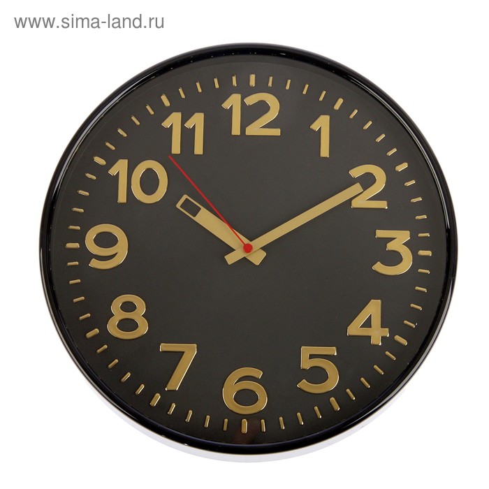 Часы настенные, серия: Классика, d-30 см часы настенные серия классика d 30 см белый обод под серебро