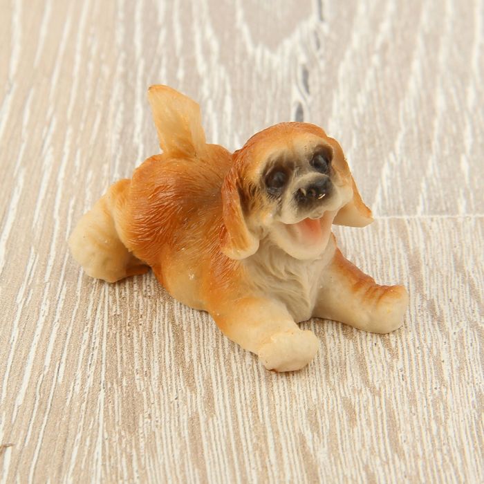 Сувенир полистоун "Спаниель" МИКС 3,7х3,7х2 см