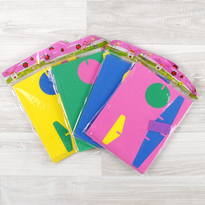 Конструктор "Мягик. Самолёт", цвет МИКС