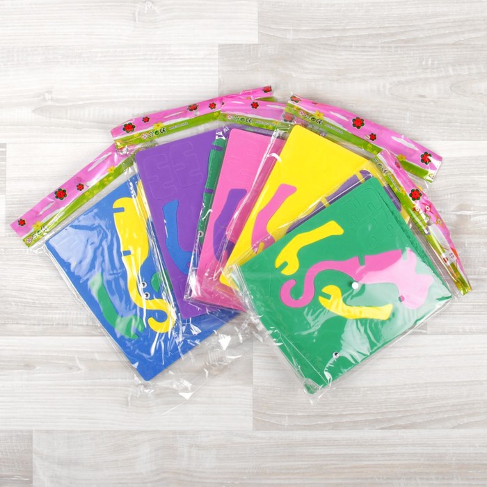 Конструктор "Мягик" Обезьянка", цвет МИКС