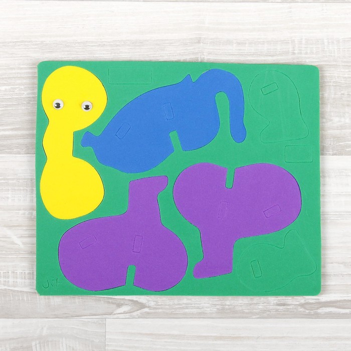 Конструктор "Мягик" Слоненок", цвет МИКС