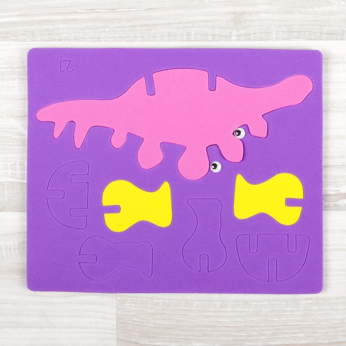 Конструктор "Мягик" Стегозавр ", цвет МИКС