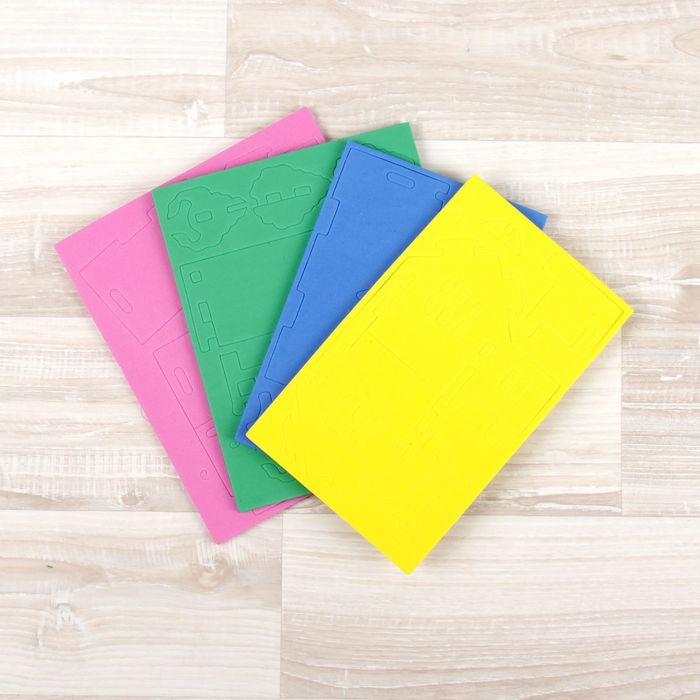 Конструктор "Мягик"Домик в лесу", цвет МИКС