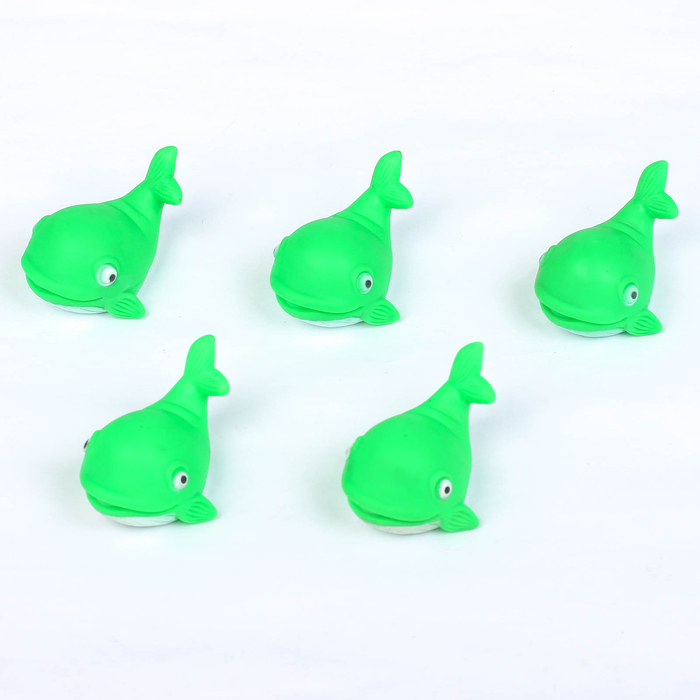 Набор для игры в ванне «Кит», 5 шт., цвета МИКС