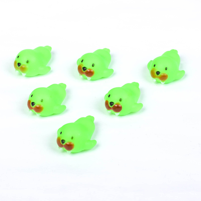 Набор для игры в ванне «Тюлени», 6 шт., цвета МИКС