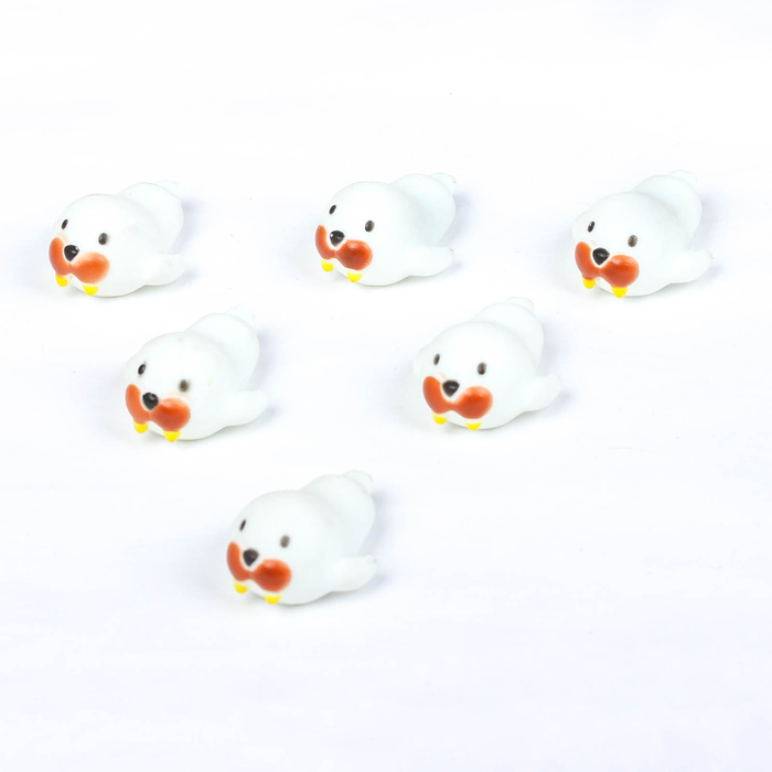 Набор для игры в ванне «Тюлени», 6 шт., цвета МИКС