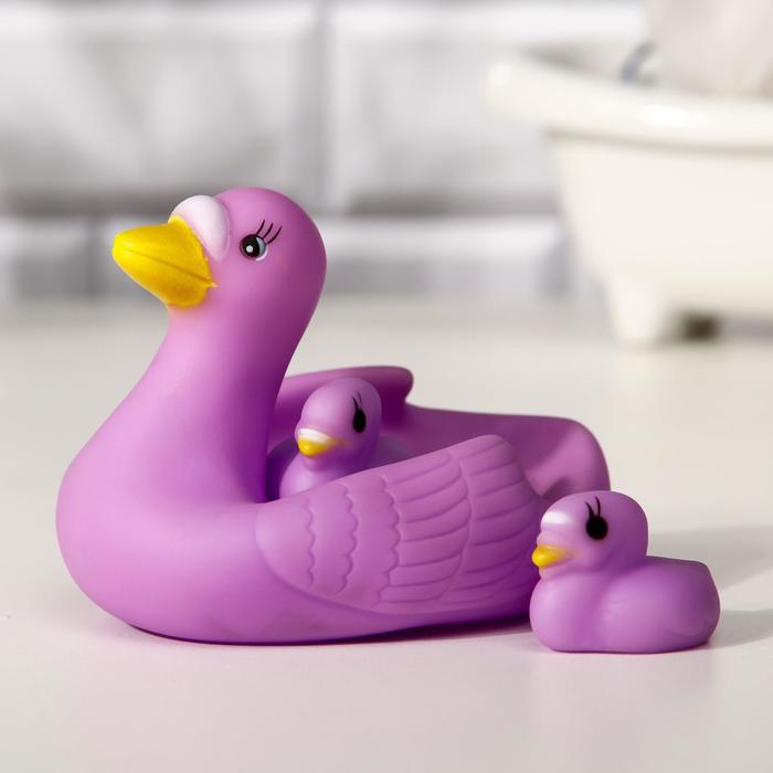 Набор для игры в ванне «Лебедь», 3 шт.
