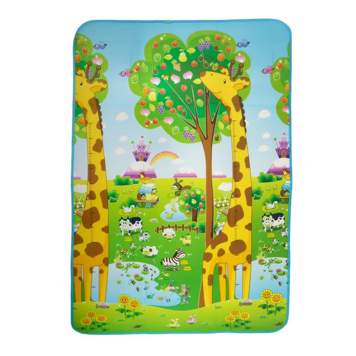 Коврик детский на фольгированной основе, размер 179х118 см