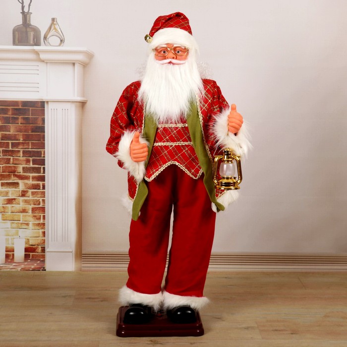 Дед Мороз "Клетчатый наряд", английская мелодия