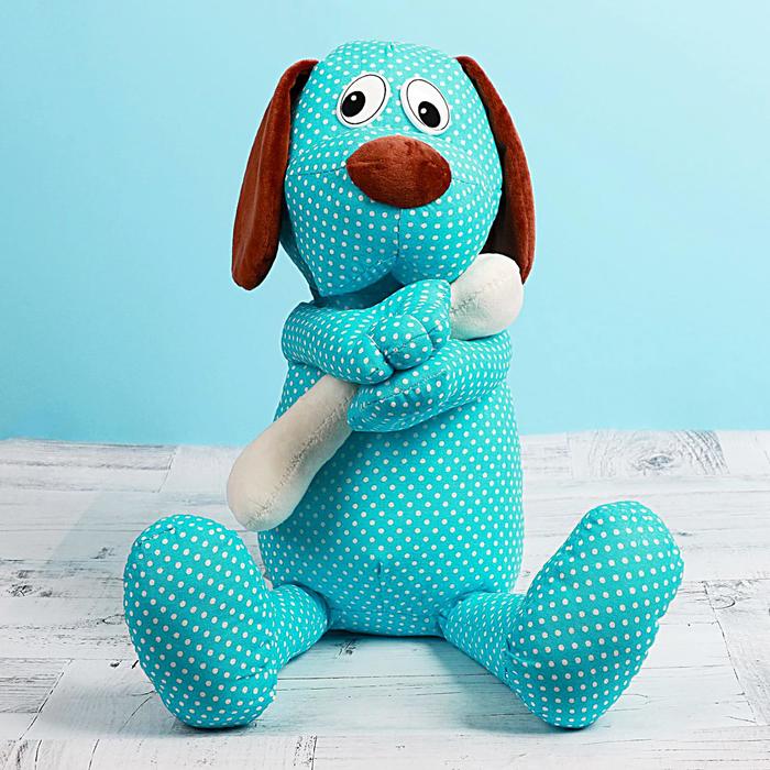 Мягкая игрушка "Собака из ситца" 50 см