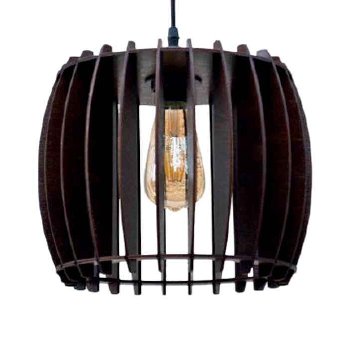 Люстра-подвес деревянная "Пандора", стиль лофт
