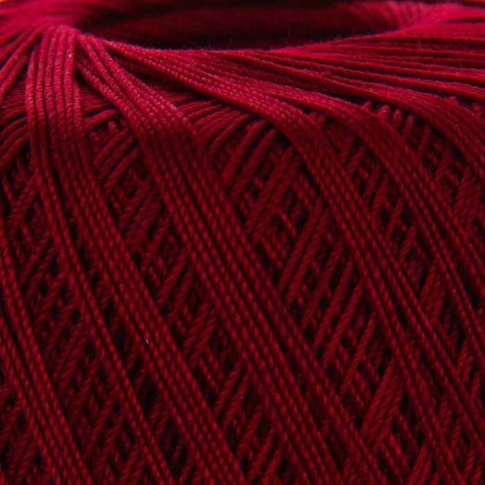 Пряжа "Violet" 100% хлопок 282м/50гр (112 бордо)