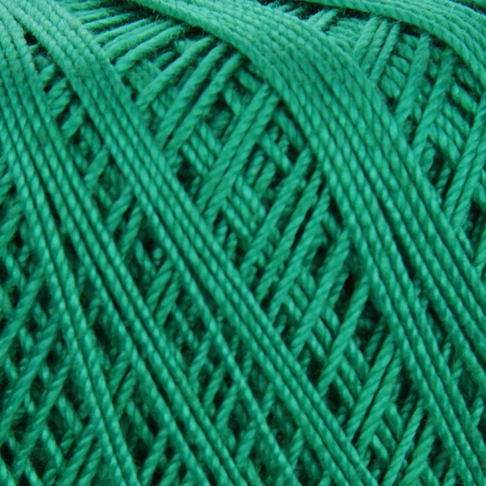 Пряжа "Violet" 100% хлопок 282м/50гр (6334 изумруд)