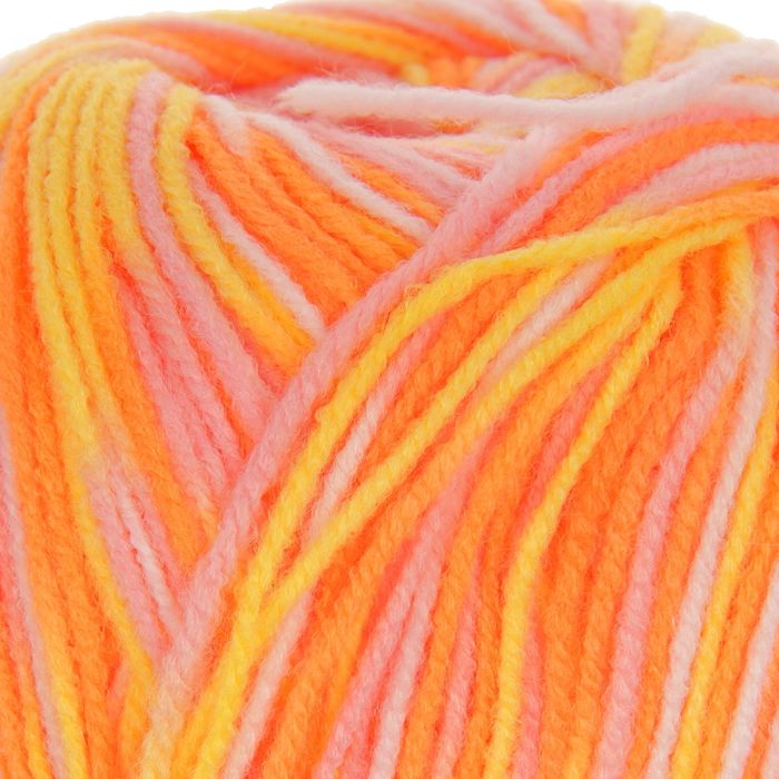 Пряжа "Baby print" 100% акрил, 400м/100гр (4889 оранж-роз)