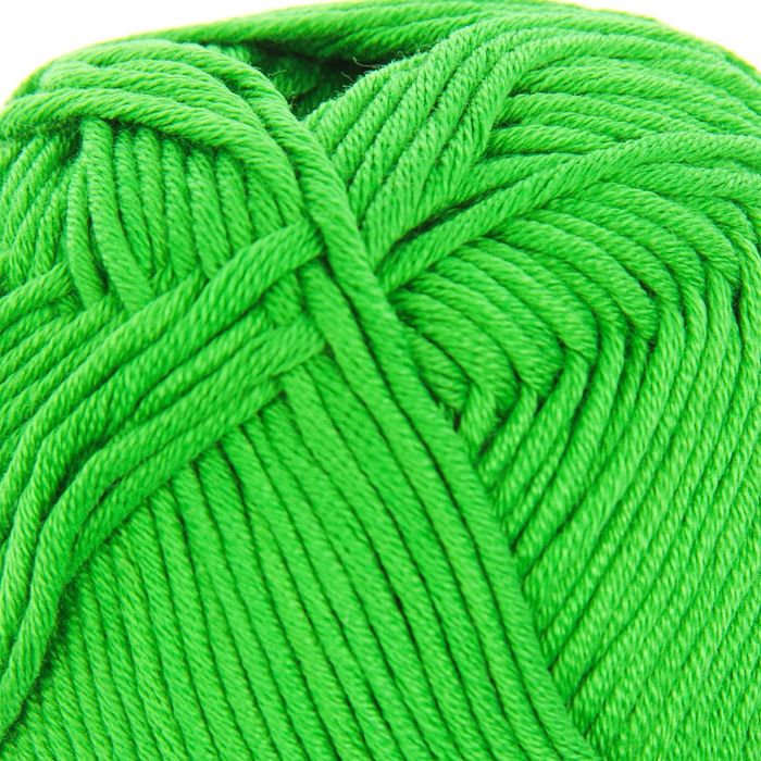 Пряжа "Charm" 100% мерсеризованный хлопок 106м/50гр (4194 яркая зелень)
