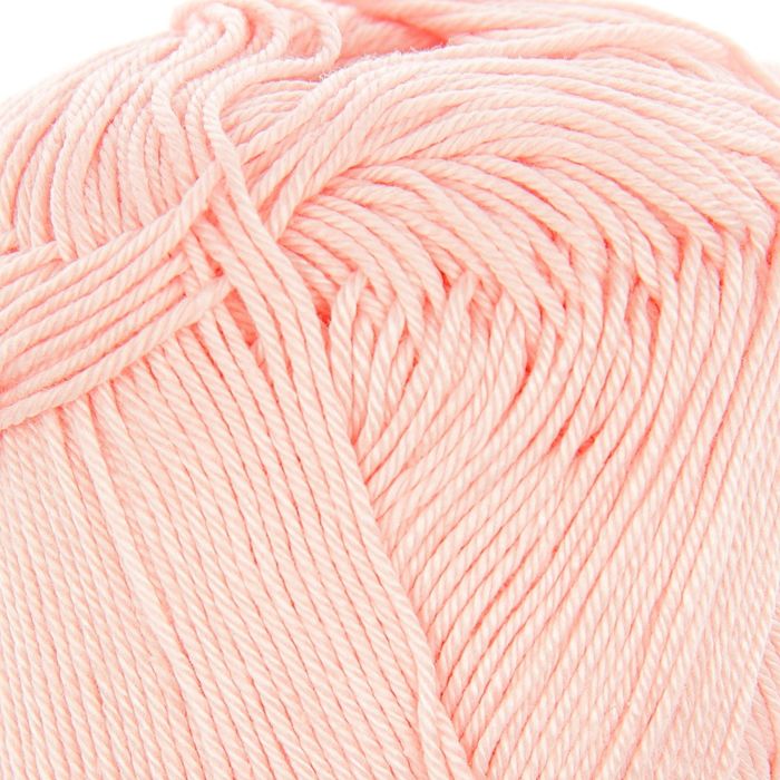 Пряжа "Coco" 100% мерсеризованный хлопок 240м/50гр (4317 розовая пудра)