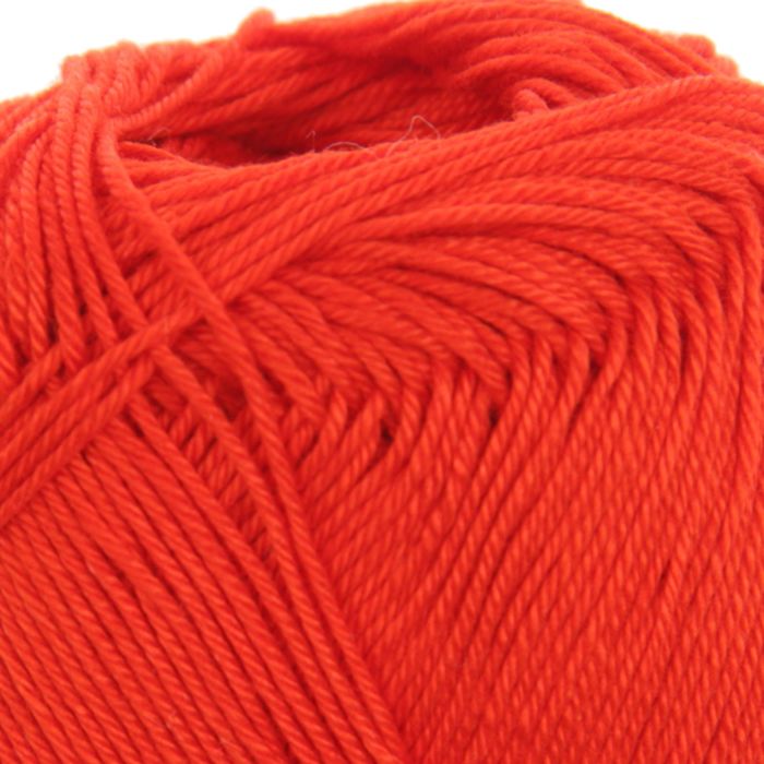 Пряжа "Coco" 100% мерсеризованный хлопок 240м/50гр (4319 алый)