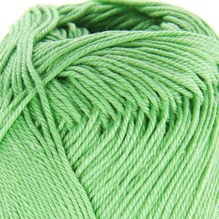 Пряжа "Coco" 100% мерсеризованный хлопок 240м/50гр (4324 зелен)
