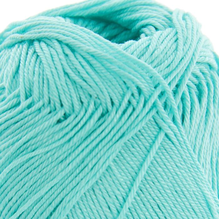Пряжа "Coco" 100% мерсеризованный хлопок 240м/50гр (3867 светлая бирюза )