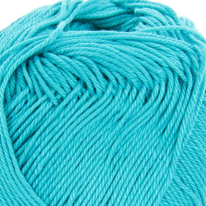 Пряжа "Coco" 100% мерсеризованный хлопок 240м/50гр (4315 бирюза)