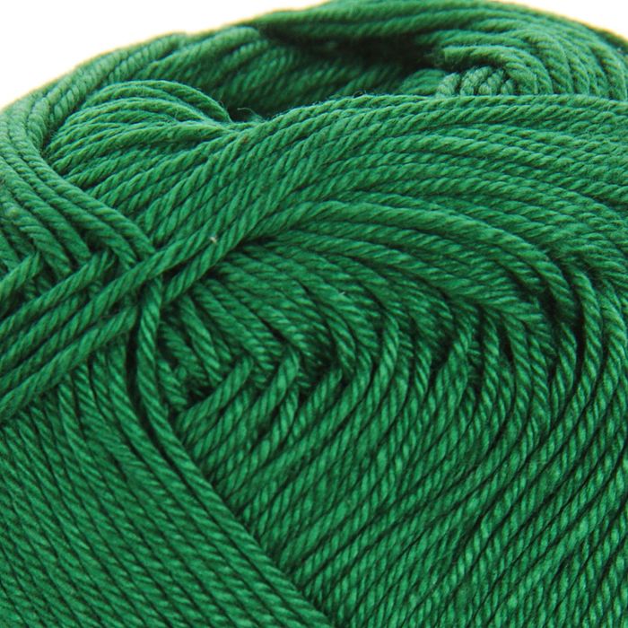 Пряжа "Coco" 100% мерсеризованный хлопок 240м/50гр (4327 зеленый)