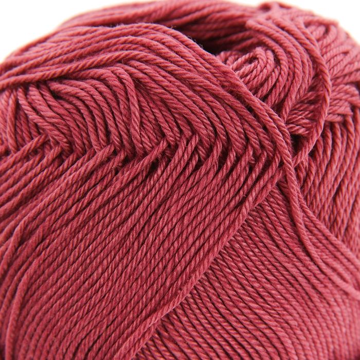 Пряжа "Coco" 100% мерсеризованный хлопок 240м/50гр (4326 ягода)
