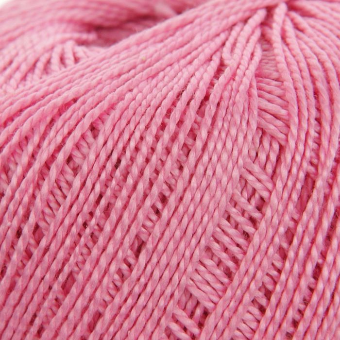 Пряжа "Iris" 100% мерсеризованный хлопок 125м/20гр (2128 розовый)