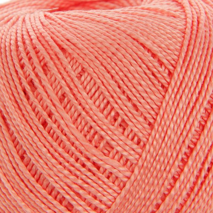 Пряжа "Iris" 100% мерсеризованный хлопок 125м/20гр (2132 персик)