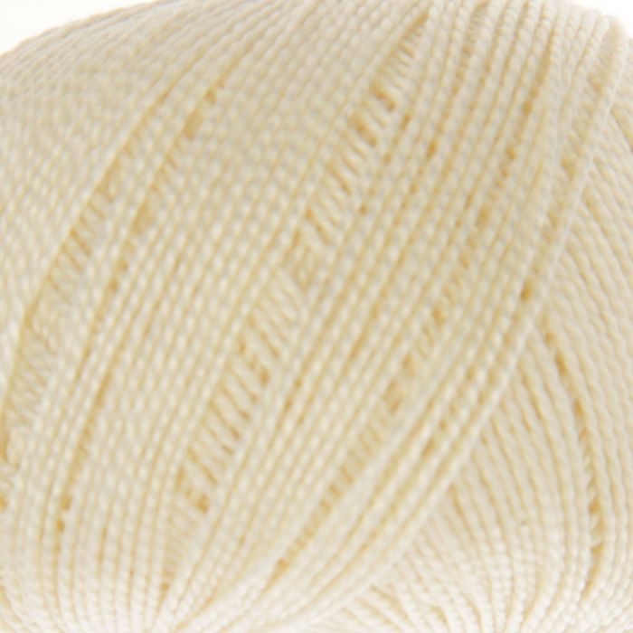 Пряжа "Iris" 100% мерсеризованный хлопок 125м/20гр (2129 молочный)