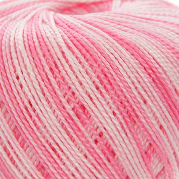 Пряжа "Iris print" 100% мерсеризованный хлопок 125м/20гр (2205 св.розовый)
