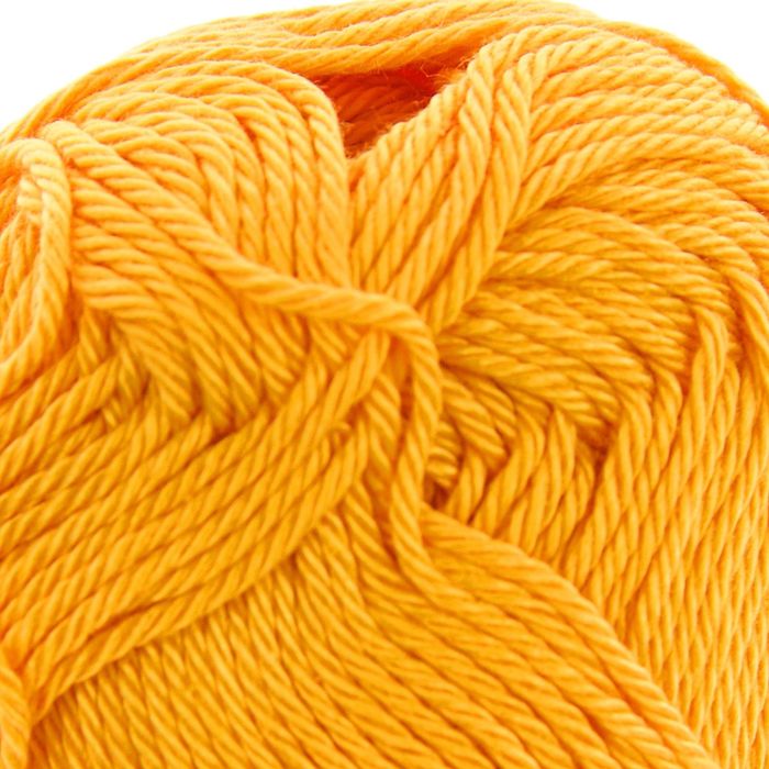 Пряжа "Lily" 100% мерсеризованный хлопок 125м/50гр (1606 желтый)