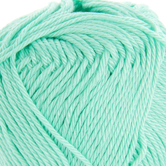 Пряжа "Lily" 100% мерсеризованный хлопок 125м/50гр (1610 св.зеленая бирюза)