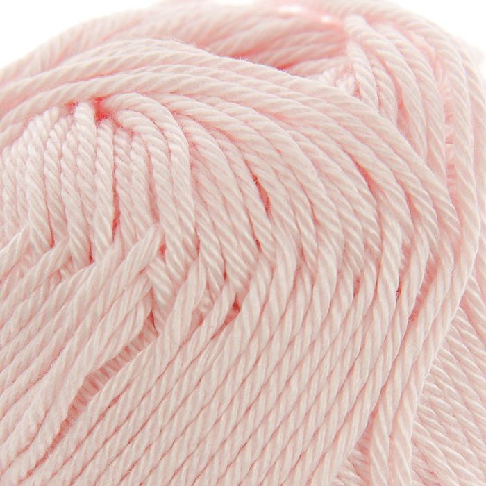 Пряжа "Lily" 100% мерсеризованный хлопок 125м/50гр (1611 розовая пудра)