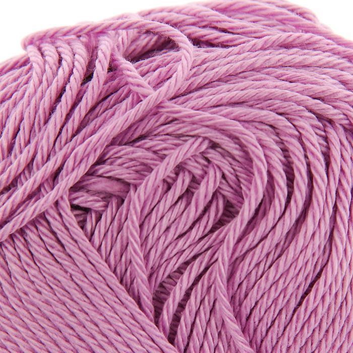 Пряжа "Lily" 100% мерсеризованный хлопок 125м/50гр (1625 сиреневый)