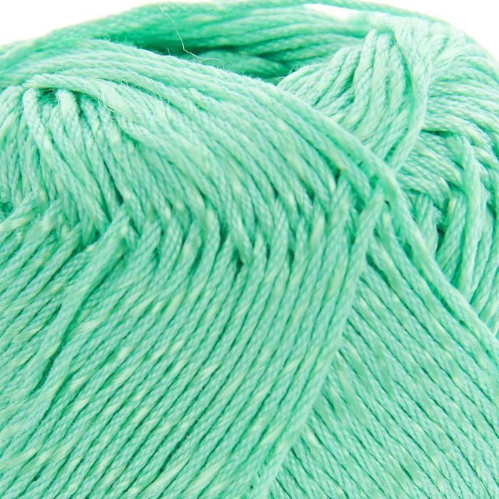 Пряжа "Orion" 77% мерсеризованный хлопок, 23% вискоза 170м/50гр (4577 св.зел.бирюза)